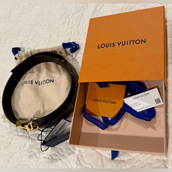 Louis Vuitton reversible belt - Monogram/black, Size 80cmx30mm - Picture 6 of 8